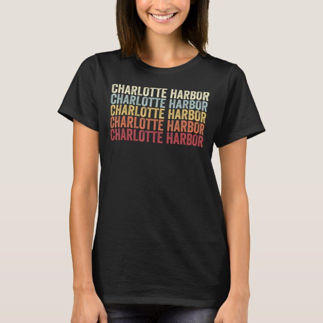 T-shirt Charlotte Harbour Floride Charlotte Harbour FL Ret (Devant)