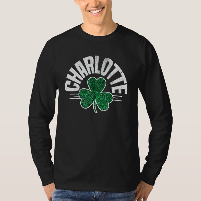 T-shirt Charlotte Jour de la Saint Patrick Irish Pride Gre (Devant)