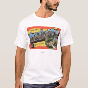 T-shirt Charlotte, la Caroline du Nord - grandes scènes d