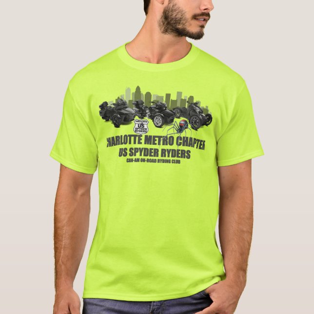 T-shirt Charlotte Metro Chapitre - Skyline (Devant)
