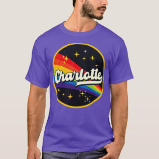 T-shirt Charlotte Rainbow Dans L'Espace Style Vintage