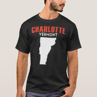 T-shirt Charlotte Vermont USA State America Travel Vermont