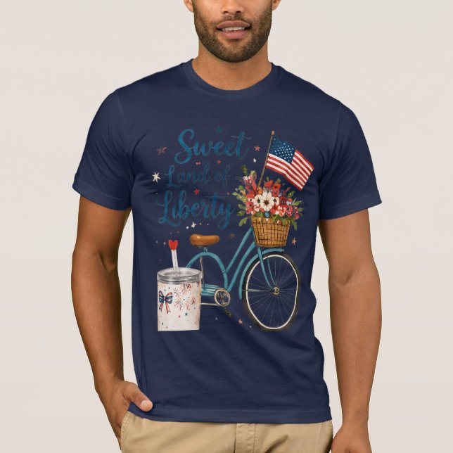 T-shirt charmant design inspiré de l'ancien (Devant)