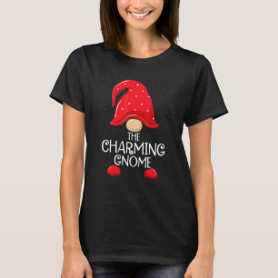 T-shirt Charmant Gnome Groupe de Famille Correspondant Noë