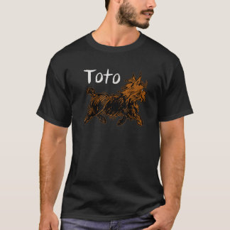 T-shirt Charmant Magicien d'OZ Art de Chien Dorothy Chien