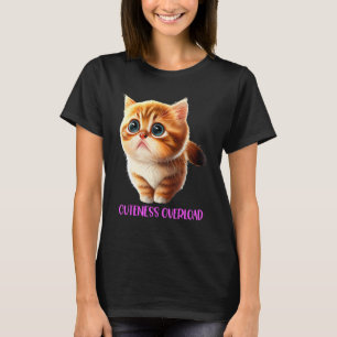T-shirt Charme à l'excès Chat Mignon Chaton Beau Joli