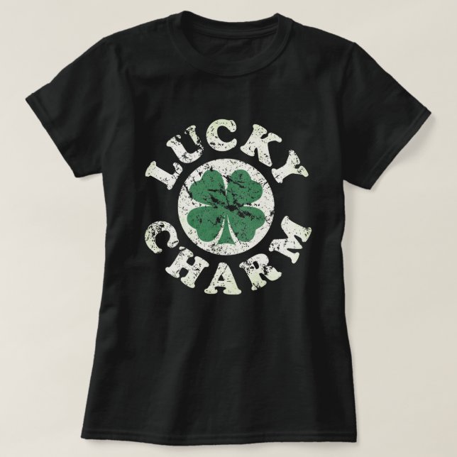 T-shirt Charme chanceux [4 feuilles] (Design devant)