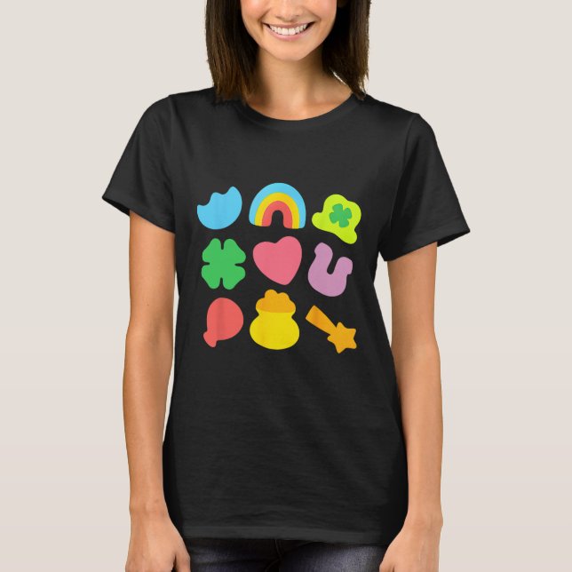 T-shirt Charme Chanceux Pot D'or De La Saint-Patrick Trèfl (Devant)