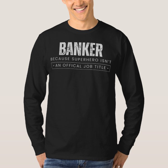 T-shirt Charme croisé financier : banquier - Parce que sup (Devant)