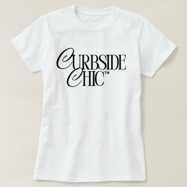 T-shirt Charme de Bordure de Trottoir (Design devant)