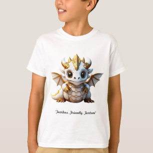 T-shirt "Charme de dragon d'or"