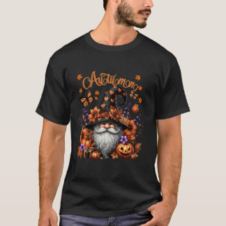 T-shirt Charme de gnome d'automne