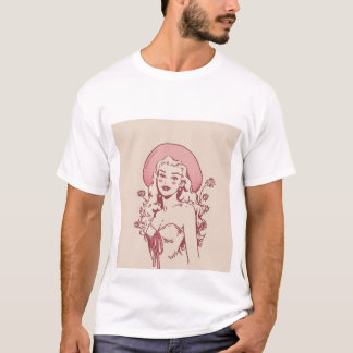 T-shirt Charme de la fille