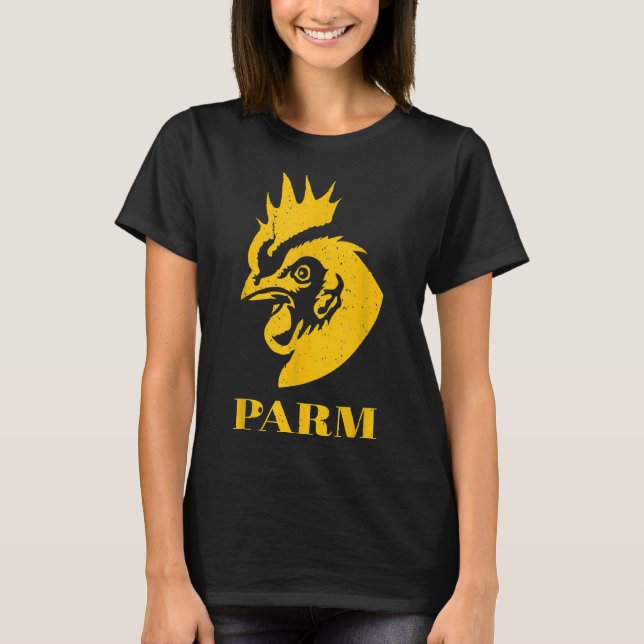 T-shirt Charme de viande de poulet (Devant)