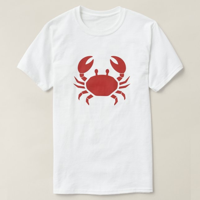 T-shirt Charme du crabe côtier (Design devant)