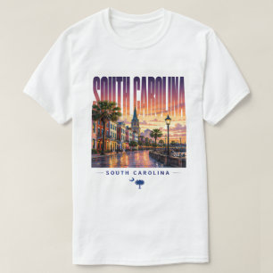T-shirt Charme du Sud de la Caroline du Sud historique sur