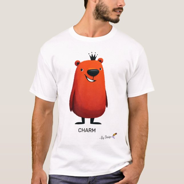 T-shirt Charme Monstre | Design Original avec Humour (Devant)