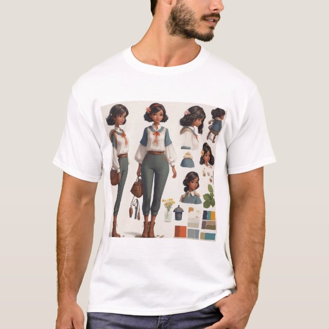 T-shirt Charme Vie rurale Art | Esthétique vintage (Devant)