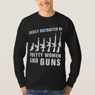 T-shirt Charmes dangereux - Facilement distrait par Pretty