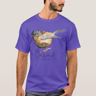 T-shirt Charming Aquarelle Bird drôle