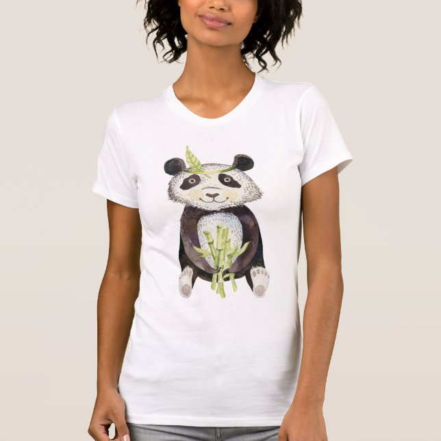 T-shirt Charming Boho Panda (Devant)
