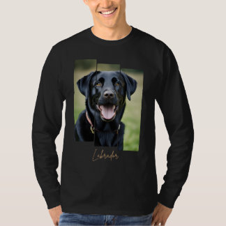 T-shirt Charming Labrador Retriever Portrait - Triptych Ar