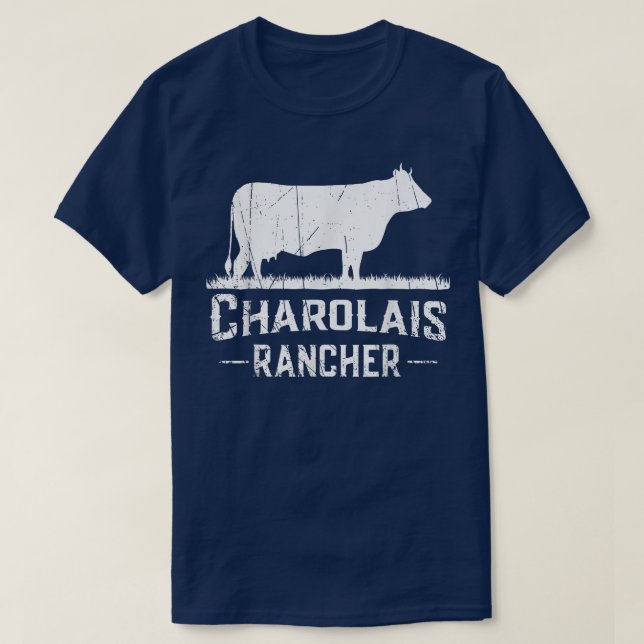 T-shirt Charolais Rancher (Design devant)