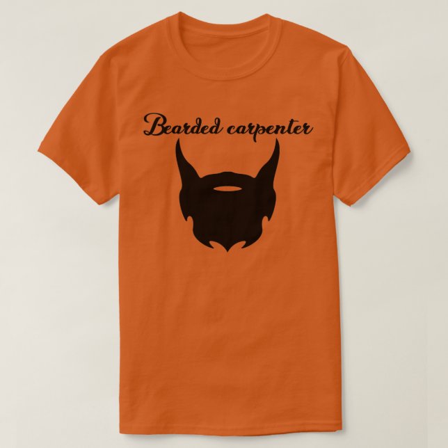 T-shirt charpentier barbu 16 (Design devant)