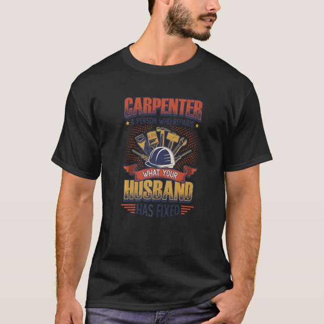 T-shirt Charpentier de menuiserie drôle Premium_2 (Devant)