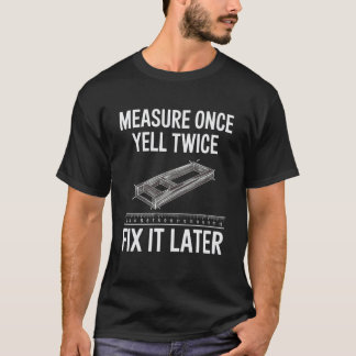 T-shirt Charpentier Menuisier Drôle Travail du bois Charpe