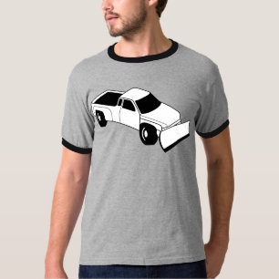 T-shirt charrue de camion de neige