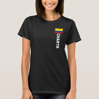 T-shirt Charta Colombia For Colombian Men Women Kids