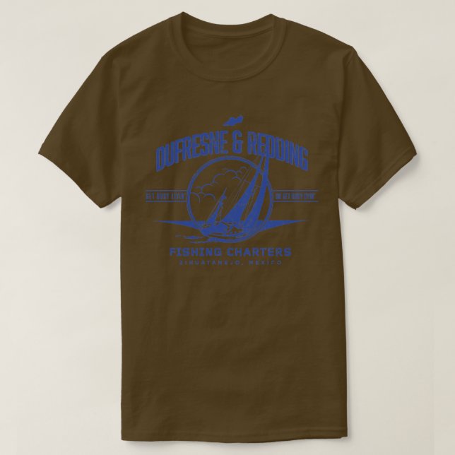 T-shirt Chartes de pêche Dufresne Redding (Design devant)