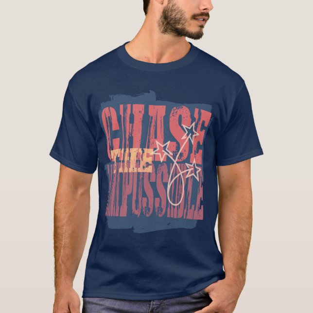 T-shirt Chase The Impossible Star Trail Graphic (Devant)