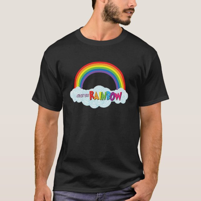 T-shirt Chase The Rainbow  Happy (Devant)
