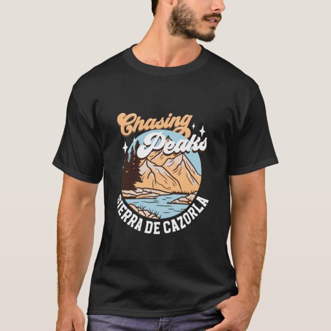 T-shirt Chasing Peaks - Sierra de Cazorla (Devant)