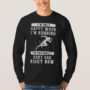 T-shirt Chasing Smiles in Strides : Embrassez le terrain d
