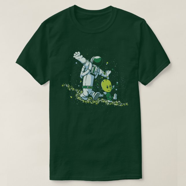 T-shirt Chasing Stars and Astronaut par Tobe Fonseca (Design devant)