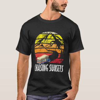 T-shirt Chasing Sunsets Rv Camping Campers Rving Voyageurs