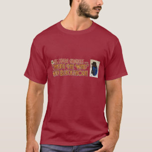 T-shirt "Chassant le vent" avec le prunellier