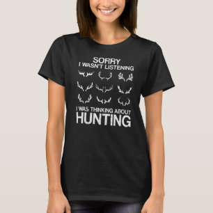T-shirt Chasse à la chasse à la chaudière et à la carabine