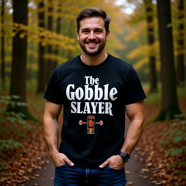 T-shirt Chasse à la dinde Gobble Slayer (Créateur téléchargé)