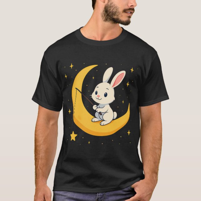 T-shirt Chasse à la Lune du Lapin (Devant)