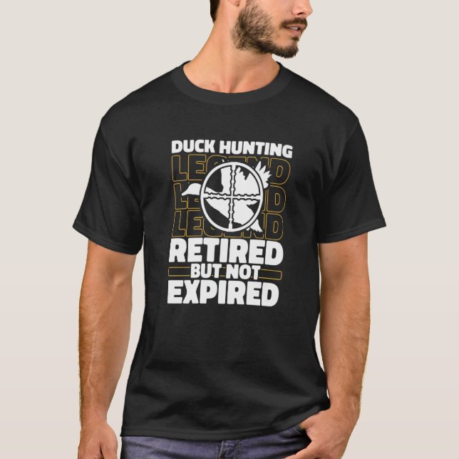 T-shirt Chasse à la retraite Chasse à l'oie d'Oie - Chasse (Devant)