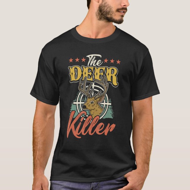 T-shirt Chasse à la sanglier de pêche hobby_3 (Devant)