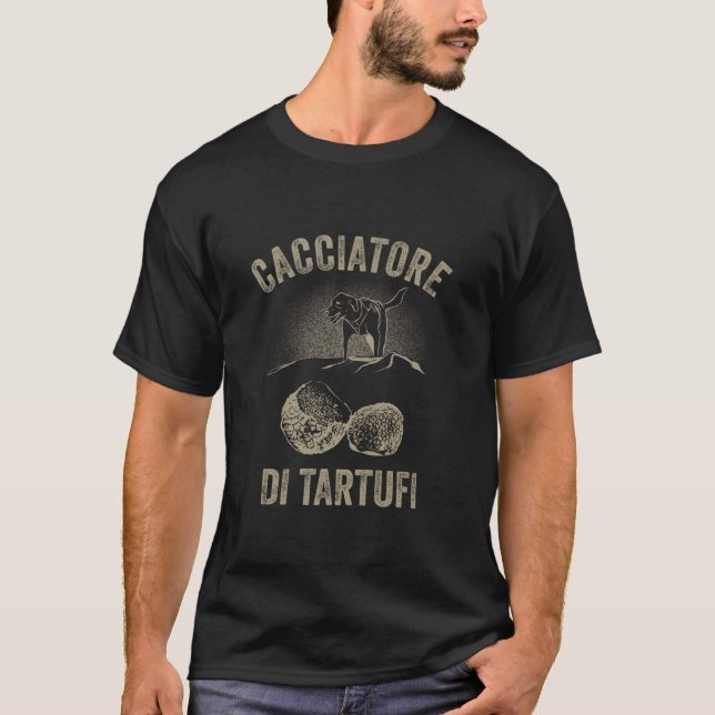 T-shirt Chasse à la truffe Dossier Chasse à la truffe Chas (Devant)