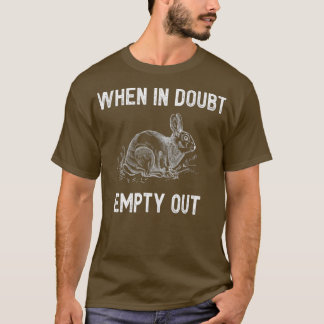 T-shirt Chasse à lapin drôle Grand Chasseur Sarcastique