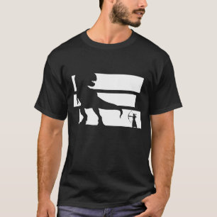T-shirt Chasse à l'arc de dinosaures Fantastique Archerie