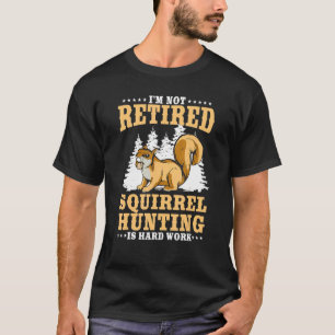 T-shirt Chasse à l'écureuil à la retraite Grand-père Retra