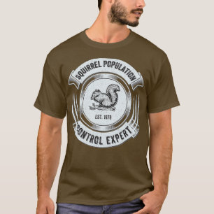 T-shirt Chasse à l'écureuil drôle ChasseurCool Sarcasti